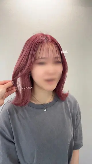 ミディアム カラー 坂本奈都美/Jr.s 🎀のヘアスタイル