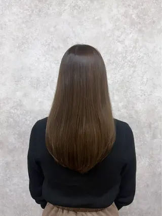 セミロング カラー 村田梨乃/ minim hairのヘアスタイル