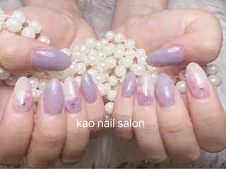 ネイル kao nail マグネット/長さだしのネイルデザイン