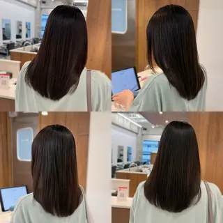 セミロング カラー パーマ 縮毛矯正/トレンド カラー🎀✨MIHOのヘアスタイル