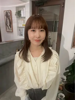 ロング 高原 優のヘアスタイル