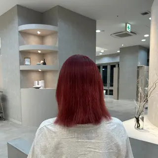 カラー 小川 遥のヘアスタイル