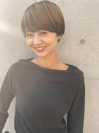 ショート カラー センスをお届けします 大谷将生infpのヘアスタイル