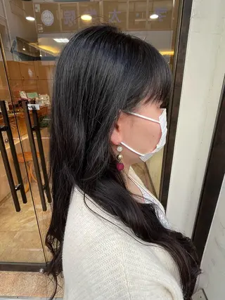 ロング 田畑 優希のヘアスタイル