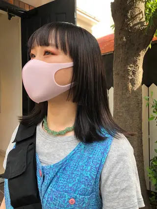 セミロング カラー eri kinjoのヘアスタイル