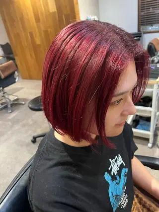 ショート カラー 明 (めい)のヘアスタイル
