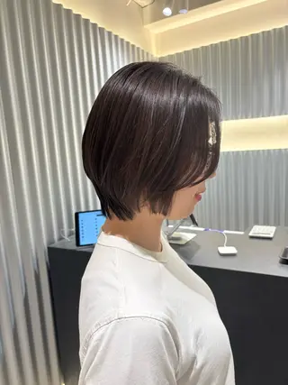 ショート カラー パーマ ヘアアレンジ 押切 響　のヘアスタイル