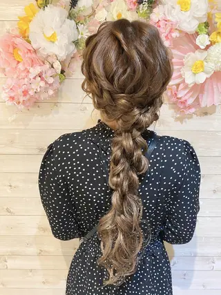 ヘアアレンジ ヘアメイク エンカレッジのヘアスタイル