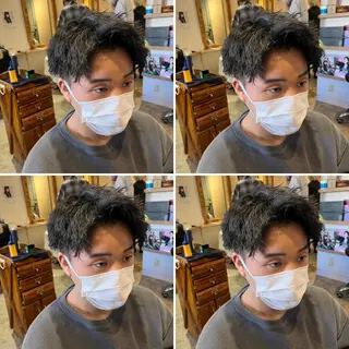 パーマ メンズ メンズパーマ特化 望月謙二郎のヘアスタイル