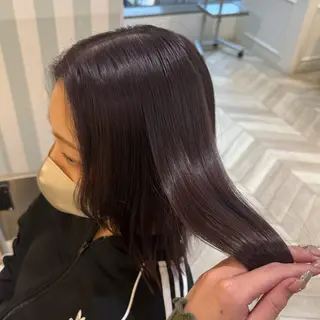 ミディアム カラー レイヤーカット/ 艶カラー🌙Rinoのヘアスタイル