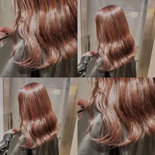 ミディアム カラー パーマ ヘアアレンジ メンズ キッズ ネイル マツエク・マツパ 上品＆韓国風 🥀海心🥀のヘアスタイル