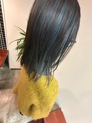 ミディアム Mao 🎀bob 赤み撃退🌿艶カラーのヘアスタイル