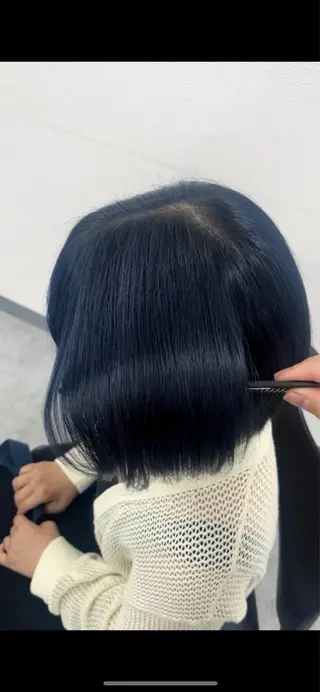カラー 儚いピンク🩷 ／メンズパーマのヘアスタイル