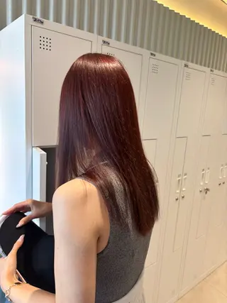 セミロング カラー ヘアアレンジ 押切 響　のヘアスタイル