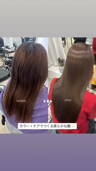 梅田 / 茶屋町 / 髪質改善/🎀こゆずのヘアスタイル