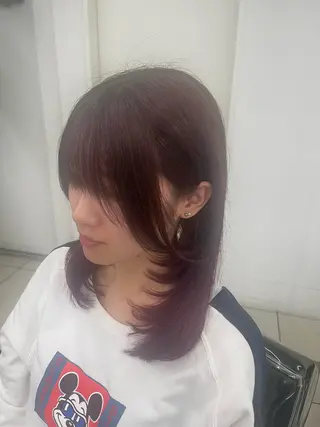 ミディアム カラー Himari🎀 /渋谷美容師のヘアスタイル