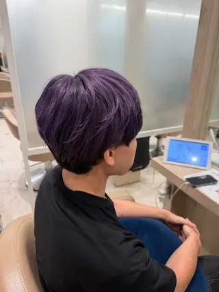 カラー メンズ EARTH菊名店👾 ひらのすぐるのヘアスタイル