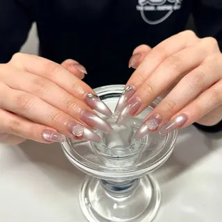 ネイル yuki❄️堺筋本町 韓国ワンホンのネイルデザイン