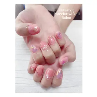 ミディアム ネイル 🐾enen style 🐾のネイルデザイン
