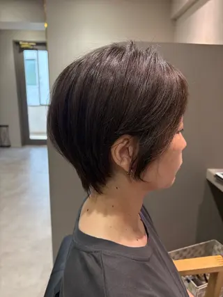 ショート ショート特化/ 白髪ぼかし/太田黒のヘアスタイル