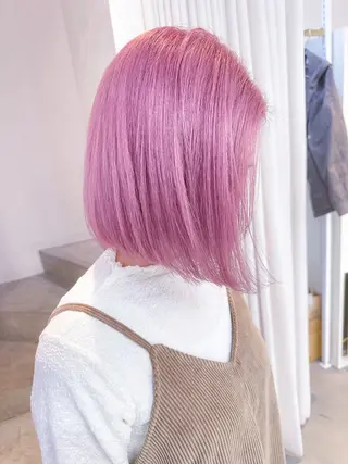 ミディアム カラー Mii. 内田萌々のヘアスタイル