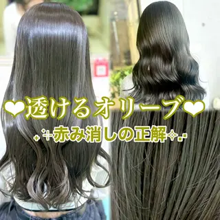 ロング カラー 透明感カラー🎀 みゆうのヘアスタイル