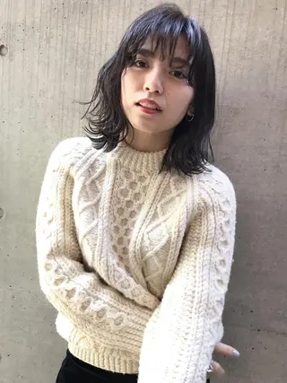 ミディアム 一ノ瀬 暁のヘアスタイル