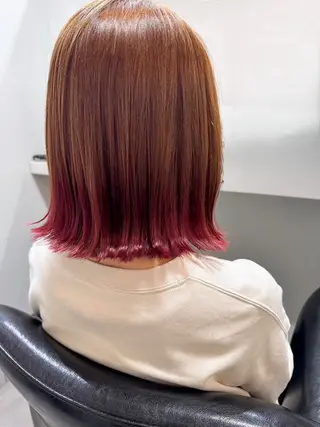 ミディアム カラー 🎀shell吉祥寺 ナオ🧸のヘアスタイル