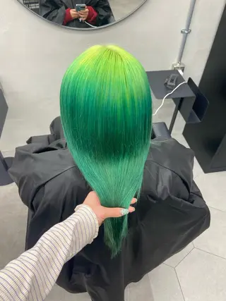 ロング 🫧ハイトーンカラー / RINA🩵のヘアスタイル