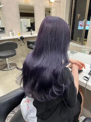 ロング カラー パーマ ヘアアレンジ メンズ 上品＆韓国風 🥀海心🥀のヘアスタイル