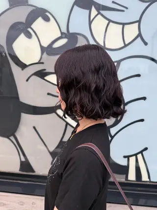 ミディアム 🌿朝5分でお洒落 パーマスタイル🌿のヘアスタイル