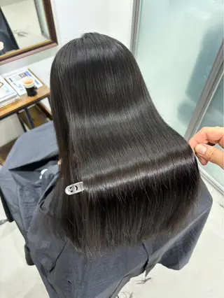ロング コテ巻き風 デジタルパーマ 拓海のヘアスタイル