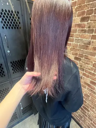 ミディアム カラー パーマ ヘアアレンジ メンズ キッズ ネイル マツエク・マツパ アイブロウ 久木原 ゆりのヘアスタイル