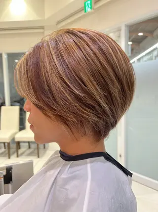 ショート カラー 田代 祐太のヘアスタイル