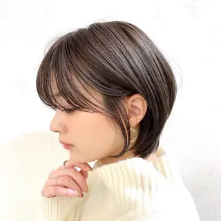 ショート 韓国ヘア/艶カラー /レイヤー/るい🐬のヘアスタイル