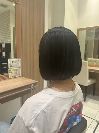 ミディアム モデル募集中 松原京のヘアスタイル