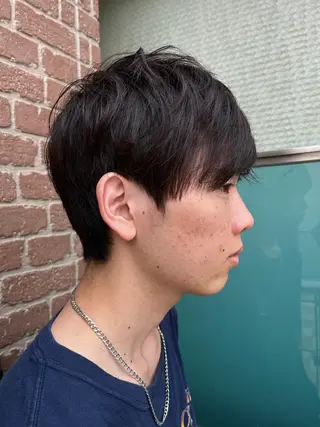 ショート カラー パーマ ヘアアレンジ メンズ キッズ ネイル マツエク・マツパ アイブロウ 久木原 ゆりのヘアスタイル