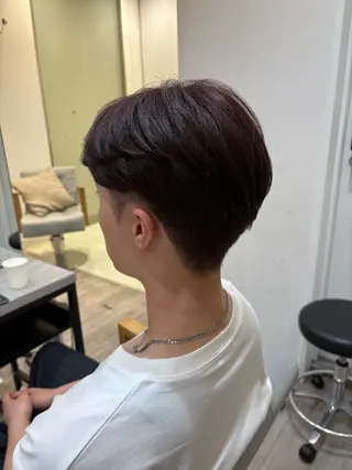 カラー メンズ 大木 唯月のヘアスタイル