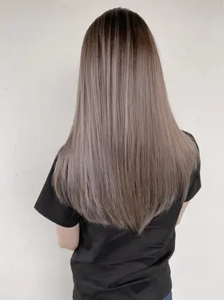 ロング カラー 京都駅/透明感カラー 🖤sakiのヘアスタイル