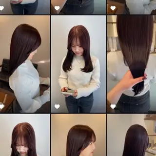 セミロング カラー haruna / Toruveのヘアスタイル