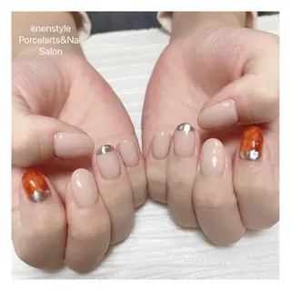 ミディアム ネイル 🐾enen style 🐾のネイルデザイン