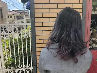 ミディアム カラー 💜髪質改善美髪💜 星野清光のヘアスタイル