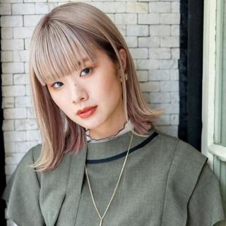 カラー いのうえ ももかのヘアスタイル