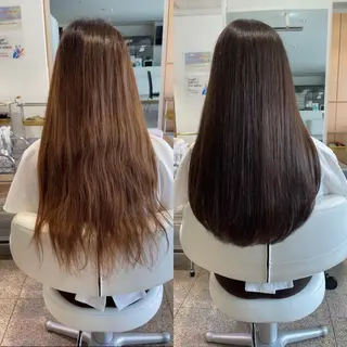 ロング 似合わせカット 迫留由弥のヘアスタイル