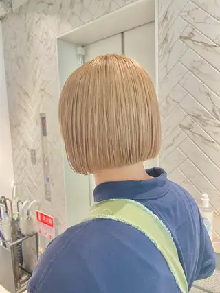 ショート 🎗副店長/井上 竜 ブリーチ指名No.1のヘアスタイル