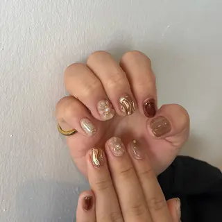 ネイル anuw hinaのネイルデザイン