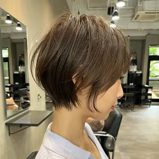 ショート ショート上手い人/ 銀座/なかじのヘアスタイル