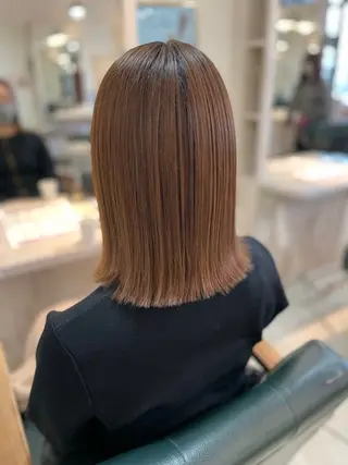 ミディアム 古川 流久のヘアスタイル