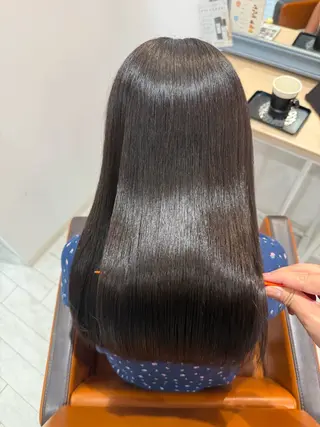 セミロング 🍊髪質改善🍊縮毛 矯正🍊濱野紗奈🍊のヘアスタイル