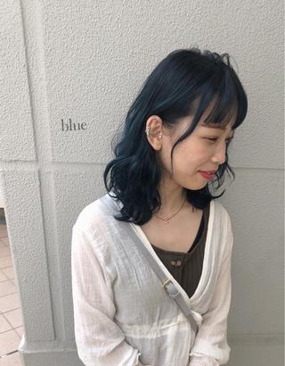 ミディアム 岸川 恭子のヘアスタイル